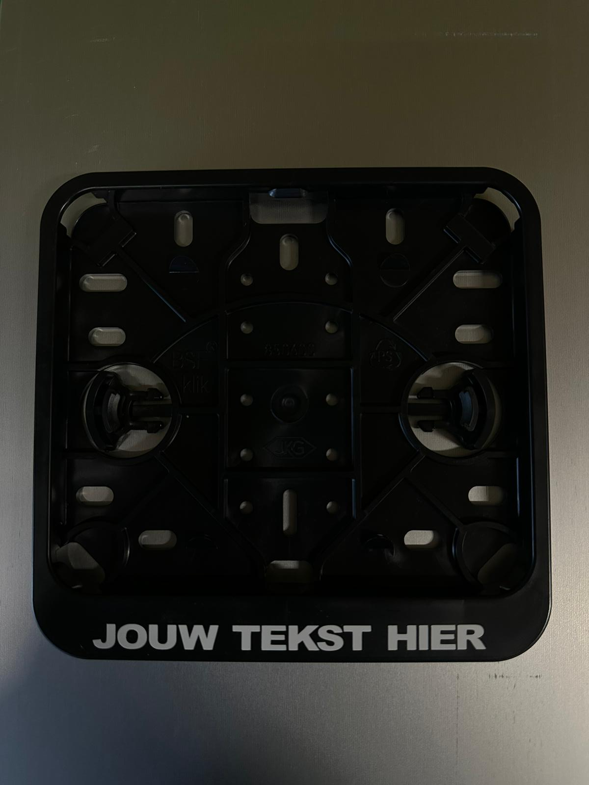 EIGEN TEKST - Kentekenplaathouder BROM